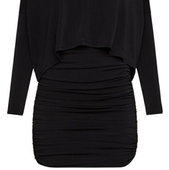 BCBG MAXAZRIA DRAPED KNIT DRESS - Picture 7 of 11